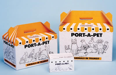 port a pet carboard pet carrier