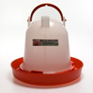 1.5 litre economy plastic  poultry drinkers with handle