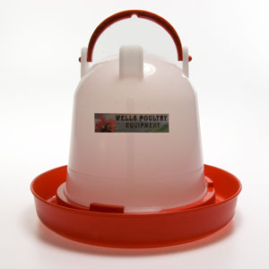 1.5 litre economy poultry drinker with handle