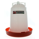 12 Litre plastic poultry Drinkers with wire handle