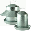 15lb chicken feeder + 2 Gallon Drinker