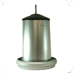 18kg Medium Weight Galvanised chicken Feeder.  
