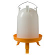 4 litre Orange and White Drinker