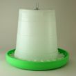 5 KG Green and White Plastic Hanging Chicken Feeder