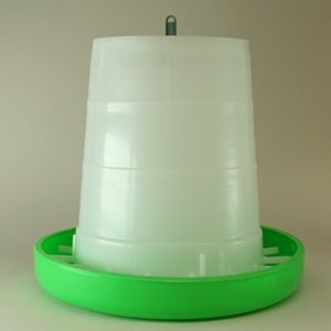 8 kg Green and White hanging Chicken Feeder