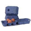30 x 1/2 Dozen Blue Coloured Egg Boxes