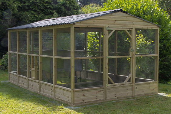 Large Chicken Run 6x9' basic size + options