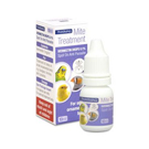 Ivermectin drops.  0.1% 10ml for small ornamental birds