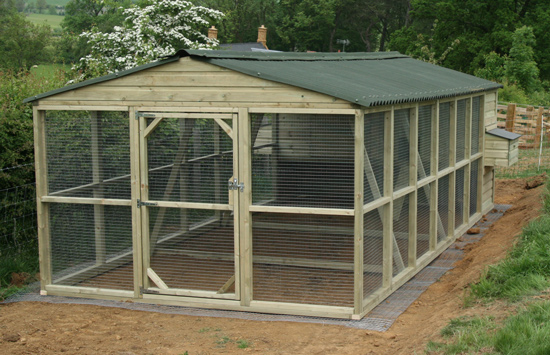 9x21' walk in chicken house