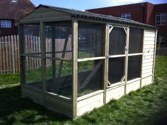 6x12' chicken house and run