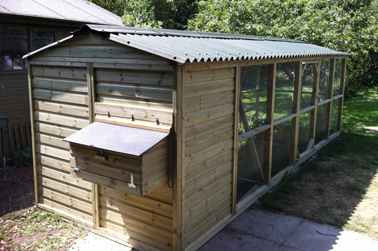 6x18' walkin chicken house and run