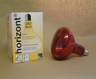 hard glass heat lamp