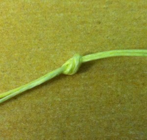 Tie a fat knot in the cord to form a loop vsb-door-opener-6