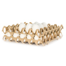 Plastic egg Tray Light Brown