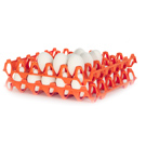 Plastic egg Tray orange